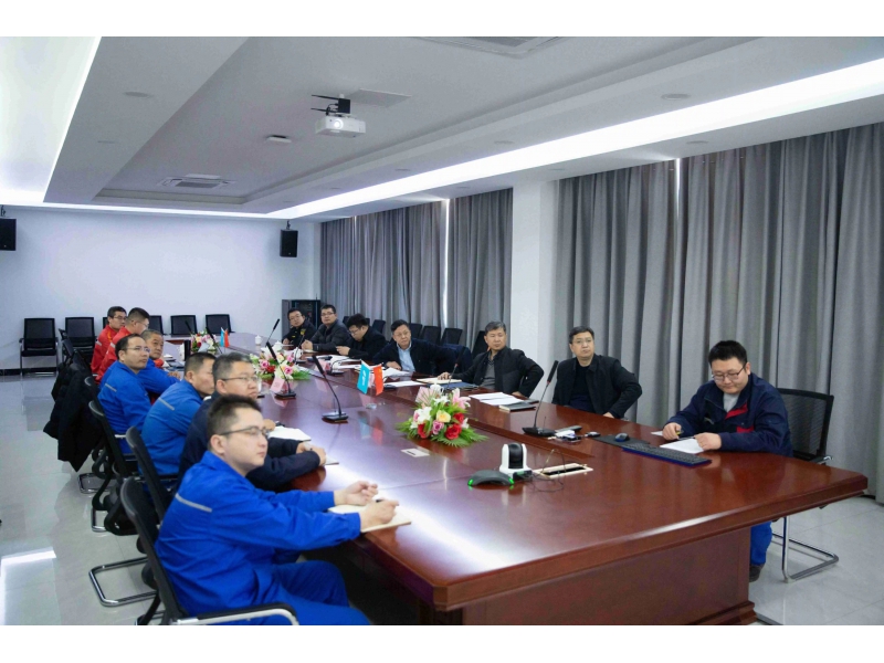 张店区委常委、副区长肖佃刚一行到民祥科技调研企业安全责任落实情况
